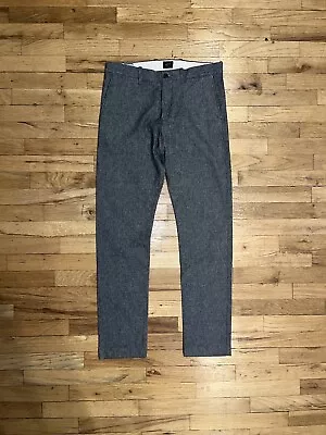 J.Crew Men's NEW 484 Slim Fit Stretch Chino Gray Heather Canvas - 30x32 • $45