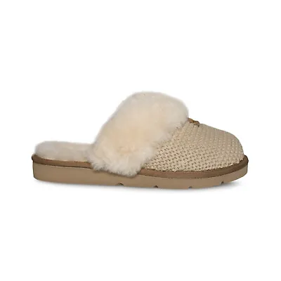 Ugg Cozy Knit Cream Sheepskin Classic Comfort Women's Slippers Size Us 12 New • $144.99