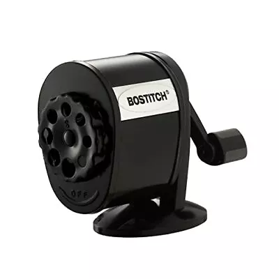 Bostitch Office Wall Mount Manual Pencil Sharpener Tip Saver 8 Hole Dial 6X L... • $19.52