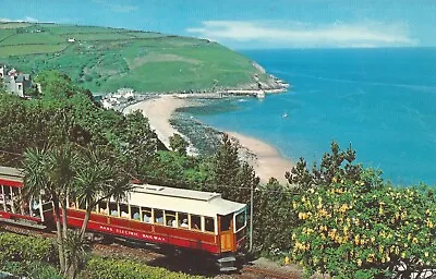 Laxey Bay Isle Of Man Postcard. Manx Electric Railway. Posted 1973 • £0.99