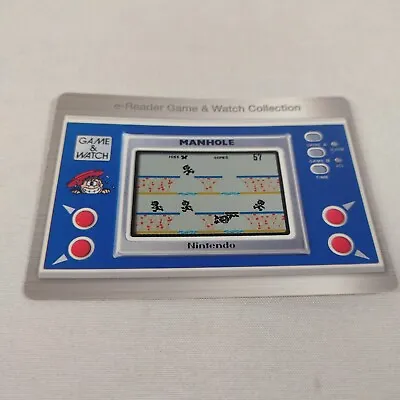 Nintendo Game & Watch Collection Manhole E-Reader Card Japanese Gameboy Advance • £21.20