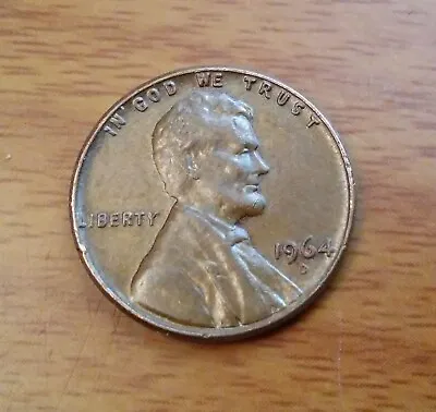 1964 D Lincoln Memorial Penny “L” Liberty On Edge Error Cent Coin • $13.25
