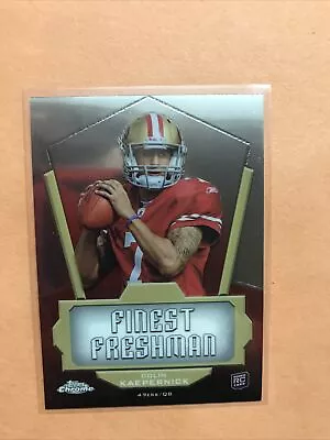 2011 Topps Chrome Colin Kaepernick Rc Finest Freshman Minty! • $4.49