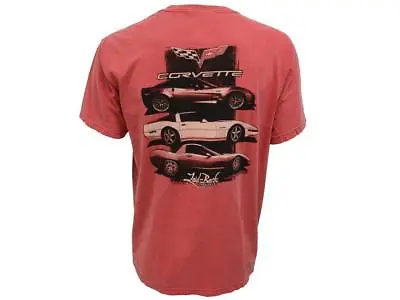 Corvette T-Shirt Mens Laid Back Crimson Corvette Power C4-C6 • $19.95