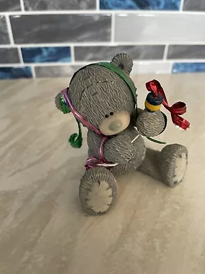 PARTY SURPRISE - RARE ME TO YOU BEAR With PARTY POPPER FIGURINE RESIN ORNAMENT • £3.99