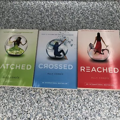 LOT Of 3 Matched Trilogy Ally Condie Complete Series # 1-3 Crossed Reached PB • $8.99