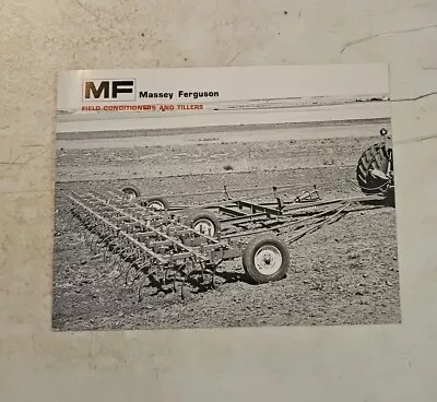 Vintage 1973 Massey Ferguson Field Conditioners & Tillers Brochure  • $14.95