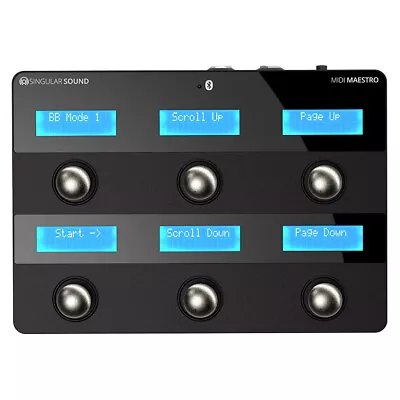 Singular Sound MIDI Maestro Next-Generation MIDI Foot Controller Pedal • $299