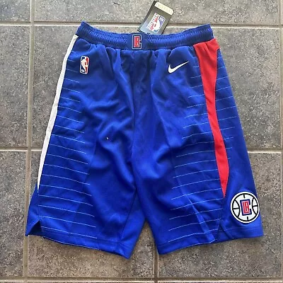 Youth Nike Los Angeles Clippers NBA Blue Icon Edition Swingman Shorts L (14/16) • $31.99