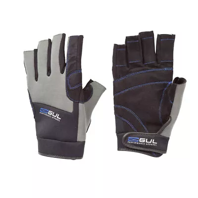 Gul Winter Short Finger Sailing Gloves 2018 - Black/Charcoal • £15.20