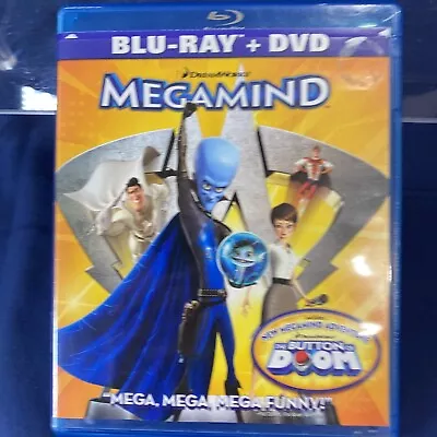 Megamind (Two-Disc Blu-ray/DVD Combo) DVD Brad Pitt Will Ferrell Tom McGrath • $7.99