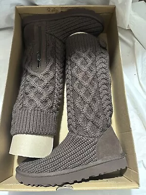 UGG Women's US 7 Classic Cardi Cabled Knit Boots • $84.99