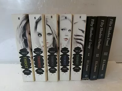 Christopher Pike & E L James Books Lot. • $32