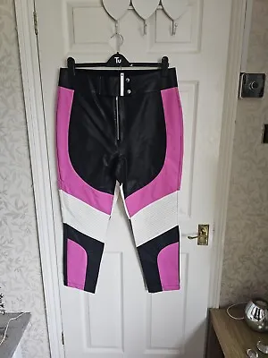 Asos Faux Leather Biker Trousers • £7
