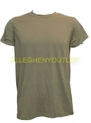 US Military Army Moisture Wicking Lightweight T-Shirt Tan Size Medium EXC • $9.90