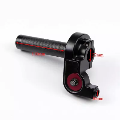 7/8  22mm Twist Throttle Tube Grip For Dirt Pit Bike Trail Quad XR80 Apollo 125c • $31.86