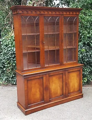 Regency Style Mahogany Library Bookcase • £675
