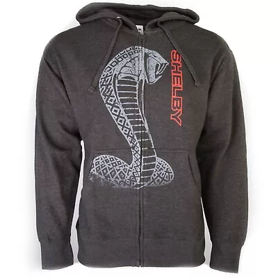 Ford Mustang Shelby Cotton Black Zipper Hoodie Official Licensed • $54.99