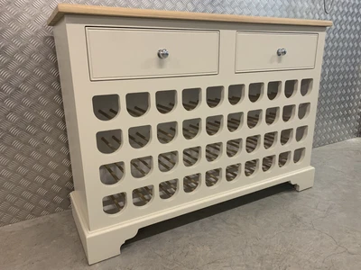 £1495 • Buy Neptune Chichester Kitchen Dining Lounge 4ft Wine Rack In Dove Grey