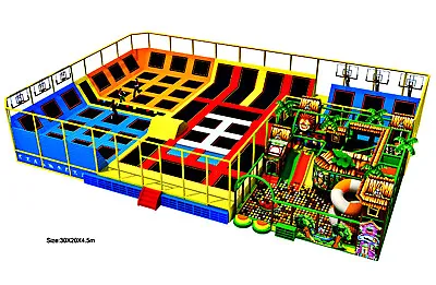 £497516 • Buy 15,500 Sqft Commercial Turnkey Trampoline Park Soft Play Playground We Finance