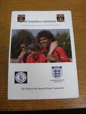 27/09/2011 Fareham Town V Brading Town  . FREE POSTAGE On All UK Orders. • £3.99