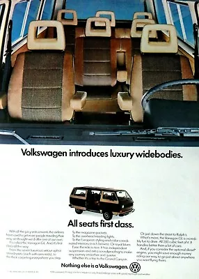 1982 Volkswagen Vanagon Diesel Vintage Original Print Ad 8.5 X 11  • $9.95