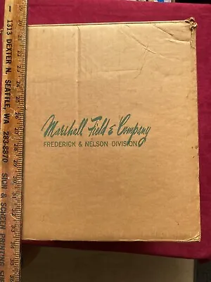 Marshall Field & Company Frederick & Nelson Division Shipping Box ~ Visited Guam • $2.99