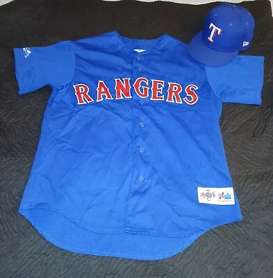 Texas Rangers Jersey Majestic Size Large • $50