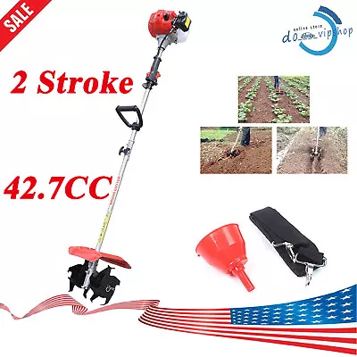 42.7cc Tiller Cultivator Single Cylinder Gasoline Engine Garden Farm Tiller • $127.30