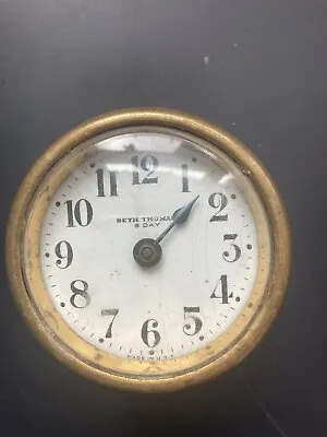 Antique 1930s Seth Thomas 8 Day Car Clock- Winding- USA • $89.99