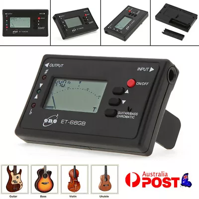 Chromatic Tuner For Guitar Electric Bass Mandolin Ukulele Violin Banjo Cello LCD • $15.56