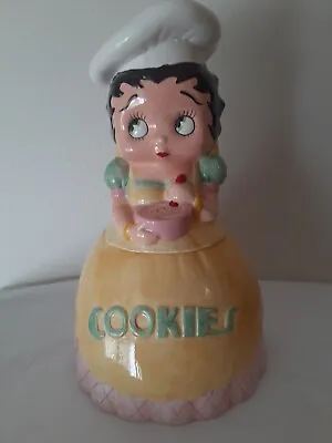 Vintage Vandor 1995 Betty Boop Baking Cookie Jar /  12” High • $48