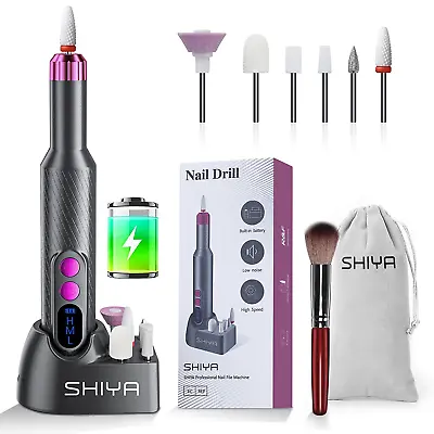 Cordless Electric Nail Drill Portable Rechargeable Electric Nail Drill Machine  • $29.99