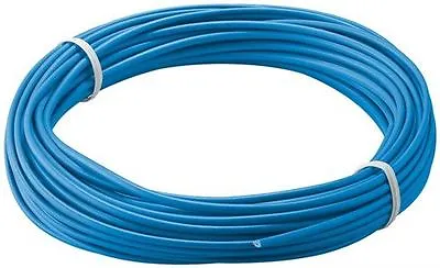 Goobay Insulated Copper Wire Blue 10m 1-wire Multistrand 18 X 0.1 Mm 10m 55039 • £6.01