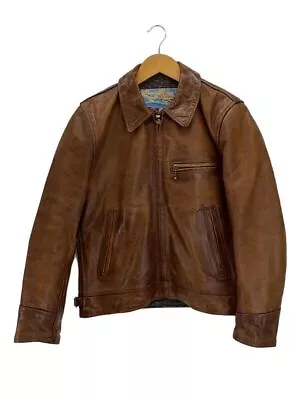 Aero Leather 34 Size Horse Hide Leather Jacket Brown • $1042.29