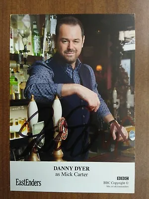 £39.99 • Buy DANNY DYER *Mick Carter* EASTENDERS HAND SIGNED AUTOGRAPH FAN CAST PHOTO CARD
