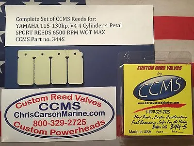 CCMS Yamaha Sport Outboard Reed 115-130hp V4 4 Petal PN344S • $80