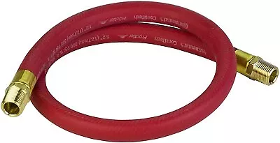PneumaticPlus Red EPDM Synthetic Rubber Air & Water Hose For Air Compressor • $10.99