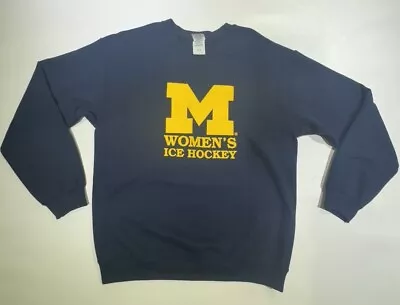 University Of Michigan Wolverines Women’s Ice Hockey Hoodie Heavy Blend M • $35