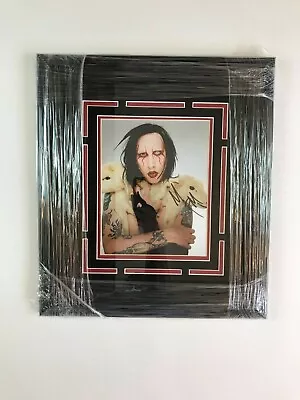 MARILYN MANSON Autographed Photo & Custom Framed • $299.95