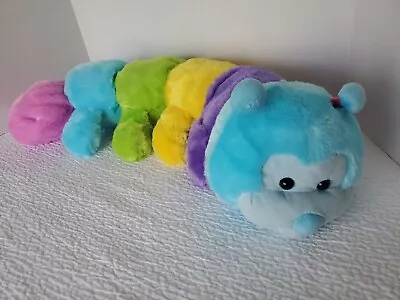 32  Bright Color Caterpillar Plush Stuffed Inch Worm Pillow BEST MADE TOYS EUC • $25