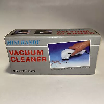 Mini- Vac Handy Auto Vacuum Cleaner -Vintage Battery Operated Note: • $15