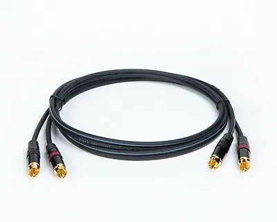 Mogami 2965 Neutrik Rean Dual RCA Plugs Audiophile Low Capacitance Dual Cable. • $23.95