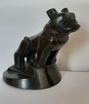 Vintage Bronze Mack Truck Bulldog Hood Ornament With Base 1.2KG • $435.17