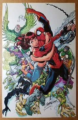 Amazing Spider-Man 500 Mary Jane Villains Marvel Comics Poster J Scott Campbell • $14.50