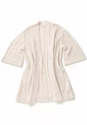 £118.74 • Buy Matilda Jane Changes Open Cardi Size L Large Cardigan Sweater New In Bag Ivory