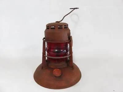 Antique Dietz Red Globe No. 40 Lantern Traffic Gard - Dead Flame - New York • $49.99