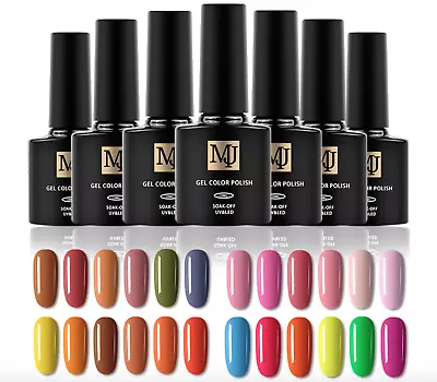 £16.14 • Buy Nail Gel Nail Polish UV LED Soak Off Nail Varnish Top Base Coat Colour Nail Gels