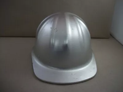 Vintage McDonald T MSA Aluminum Hard Hat Helmet - Size 6 3/4  - 7 5/8  • $21