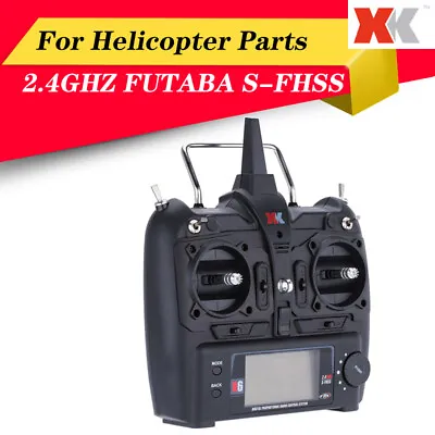 XK Transmitter 2.4GHZ FUTABA S-FHSS For WL K100 K110 K123 K124 RC Helicopter • $71.32
